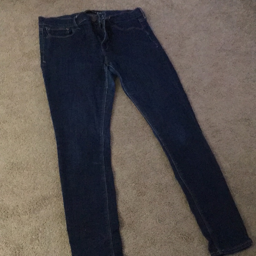 Express skinny jean, mid rise